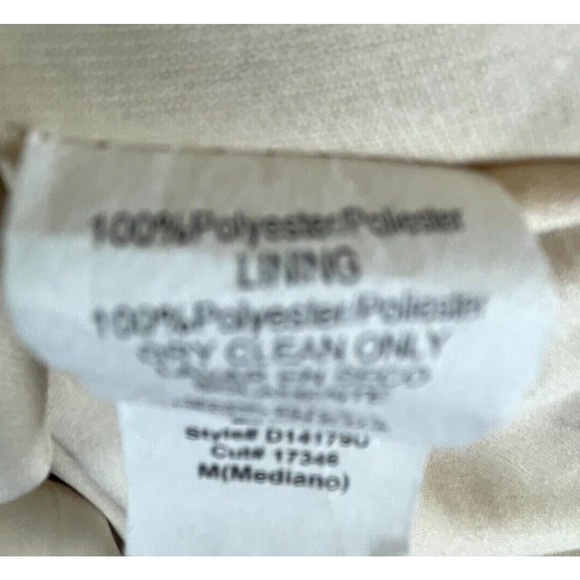 Final Touch Dress Large Beige Sheer Lined Babydoll Retro 90s Y2K Delicate Girly - Picture 9 of 9